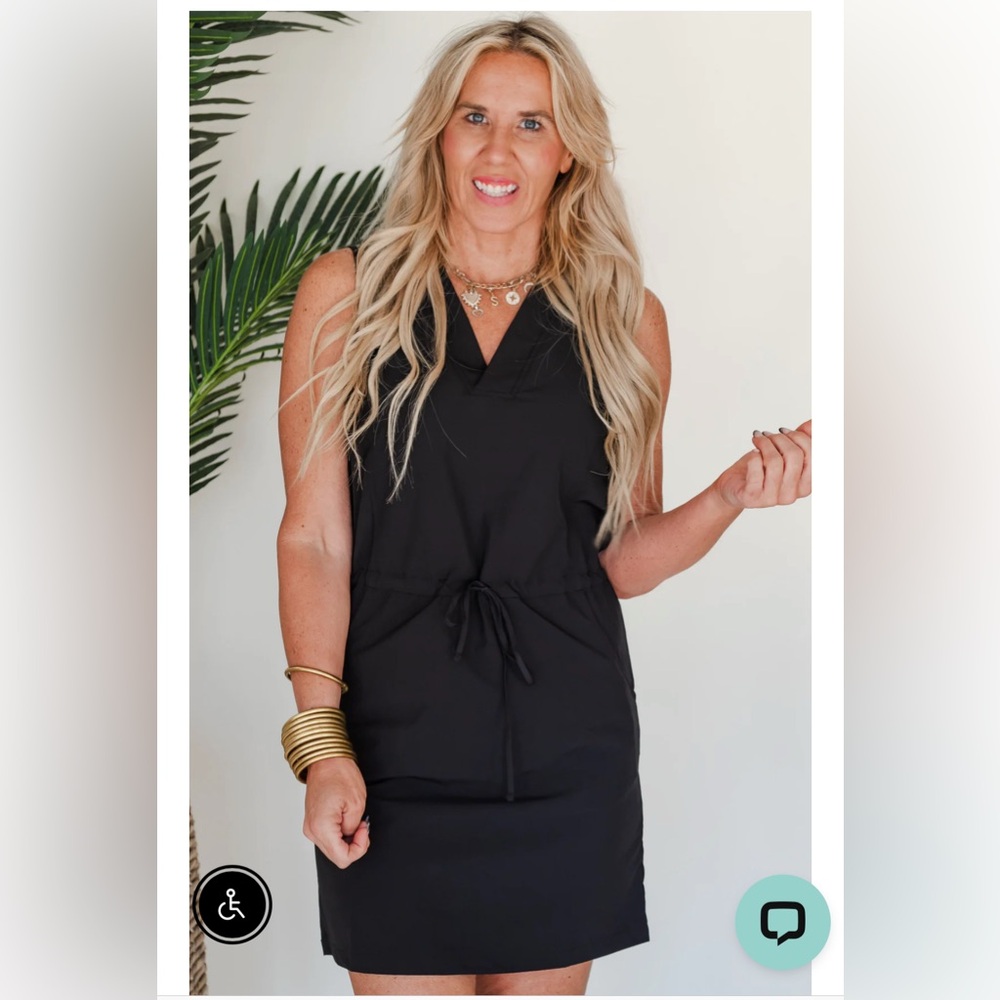 Mono B Black Sleeveless Dress